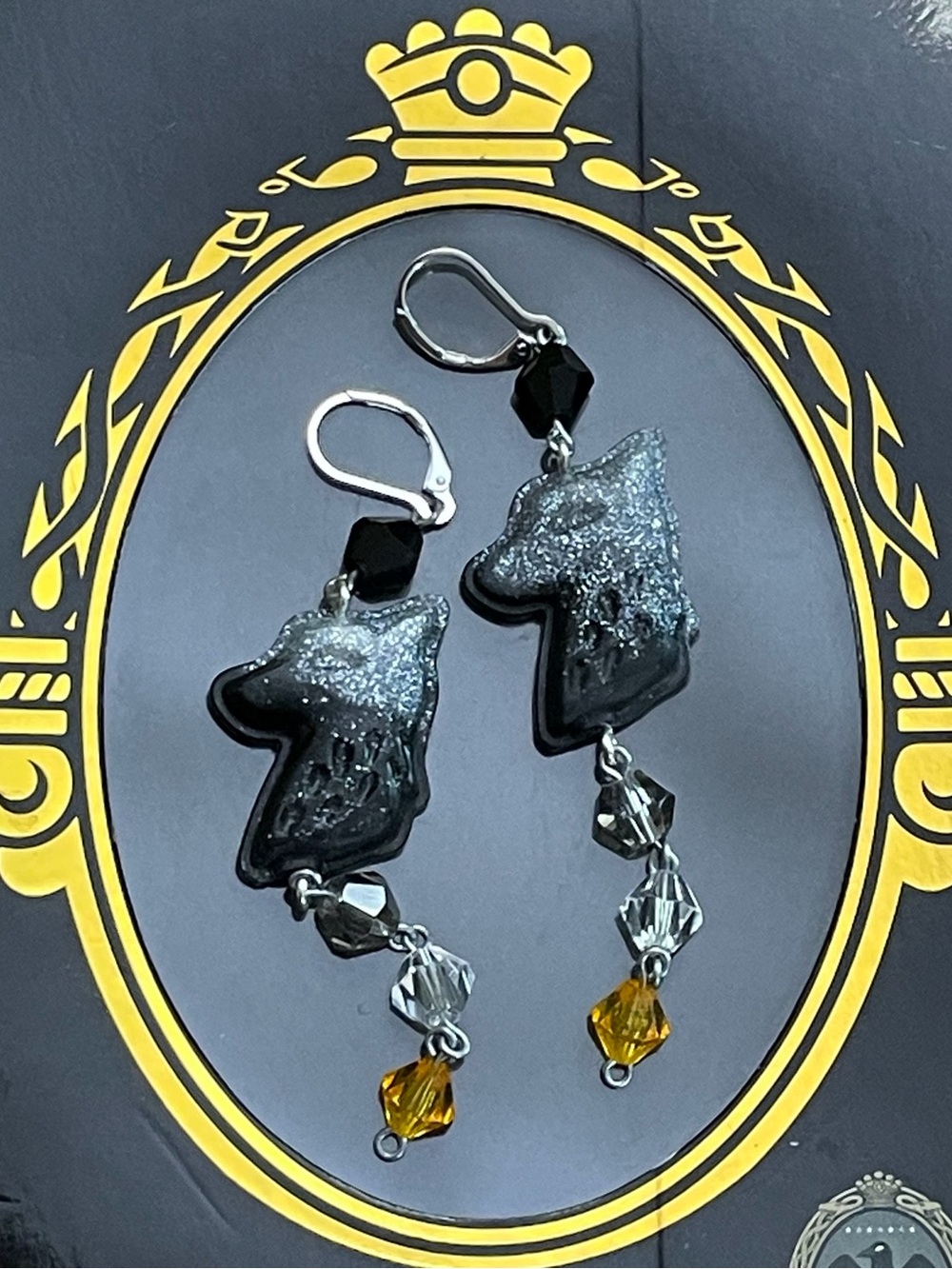 Twisted Wonderland Jack Howl Inspired Groovy Candy Earrings Nightmare Courier